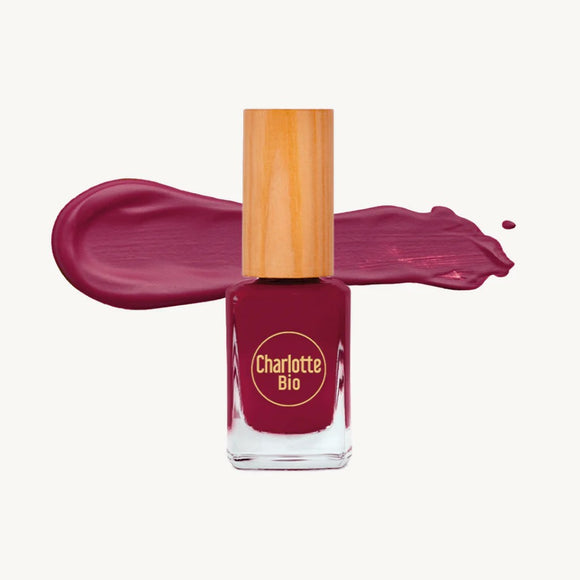 Nagellak - Rouge Prune - nr06 - Charlotte Bio