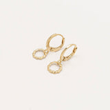 Oorbellen hangertjes Twist Dormeuses