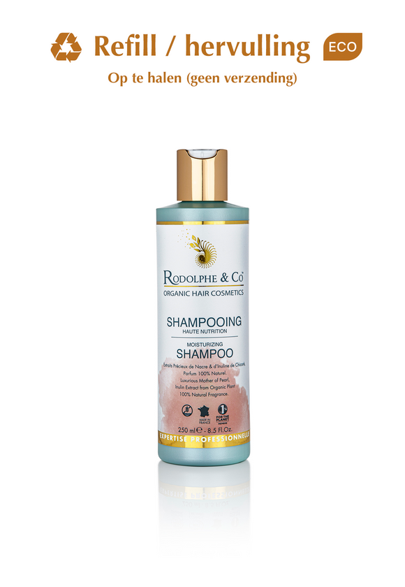 REFILL shampoo moisturizing  (250 ml van bus 1000ml)